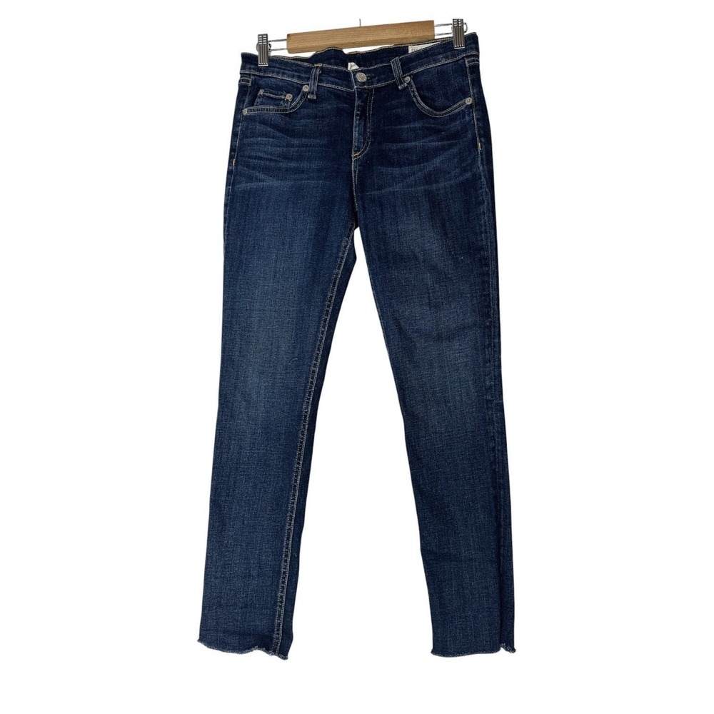 Rag & Bone Skinny Jeans Women's Size‎ 29 Blue Dark Premium Designer Stretch